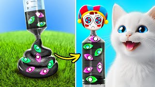 My Kitty Loves Digital Circus 🤡😻 Smart Hacks for Pet Owners
