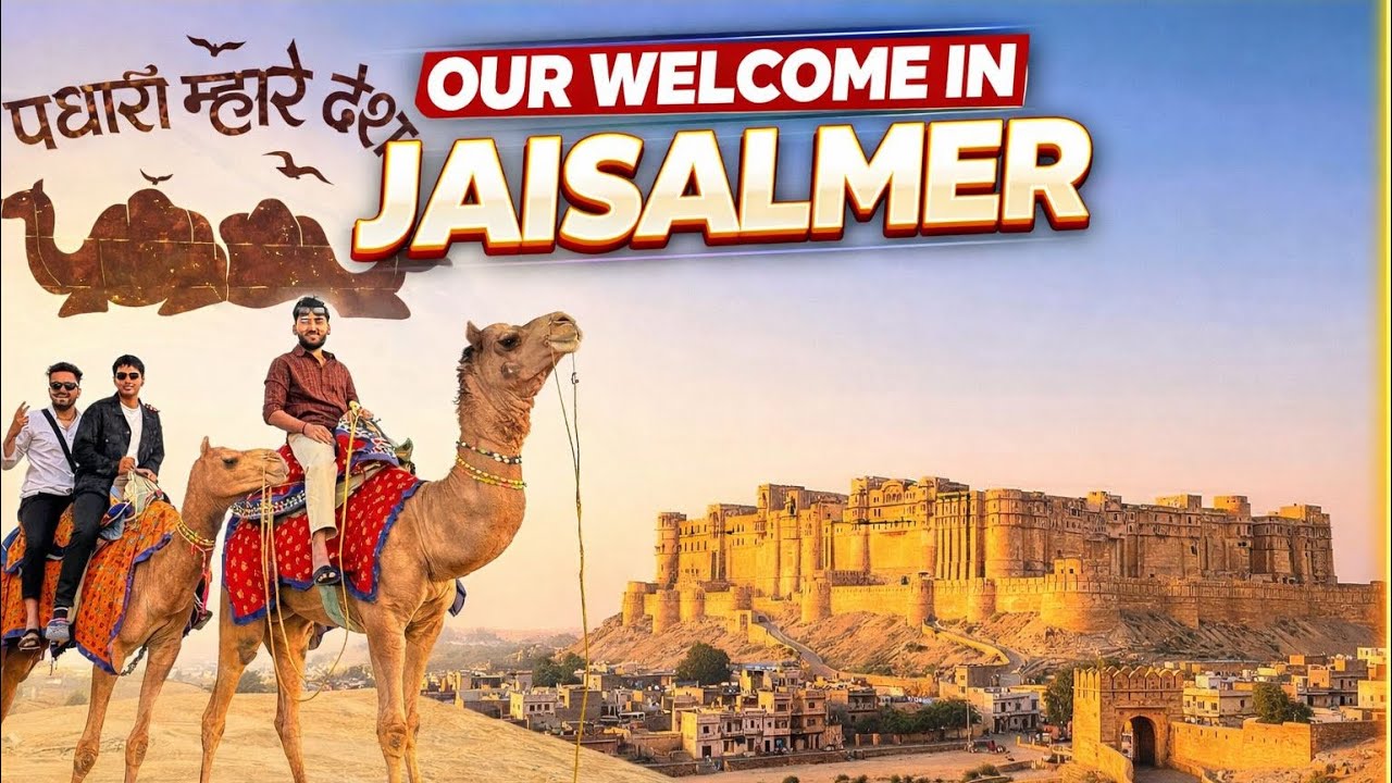 Jaisalmer me machayi tabaahi ! Camel ride and jeep safari 🐪🌵(Part-3)
