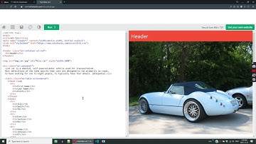 Using W3 CSS feature to create an HTML Layout with table