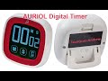 AURIOL Digital Timer With Touch Display REVIEW