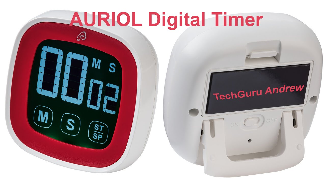 AURIOL Digital Timer With Touch YouTube Display REVIEW 