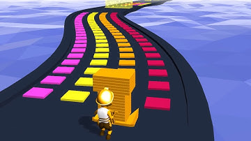 STACK COLORS 🌈 ⭐️- All Levels Gameplay Android, iOS