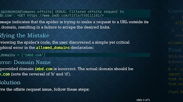 Fixing the Offsite Request Error in Scrapy: Common Mistakes and Solutions