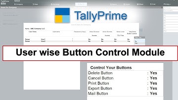 User wise Delete , Cancel, Print, Export and Mail Button Control Module