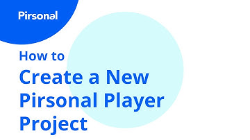 How To Create A New Project With Pirsonal Player - Personalized Interactive Video Player