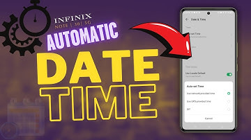 How to Activate Automatic Date and Time Settings on Infinix Note 30 5g