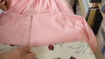 How to make up a smocked dress - step 8