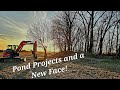 There's a POND hiding in there?? Mulching with the excavator... and meet Tyler, kinda lol