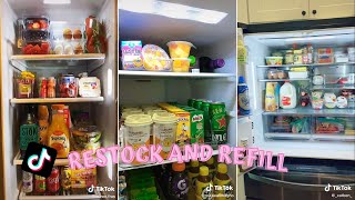 10 Minutes of Refill and Restock Fridge + unboxing asmr✨|| TikTok satisfying