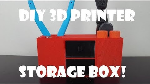 Design Your Own 3D Printer Toolbox in Tinkercad!