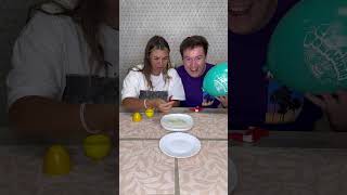 Pop the balloon challenge ? Who has how many spicy peppers ? shorts Best video by Hmelkofm