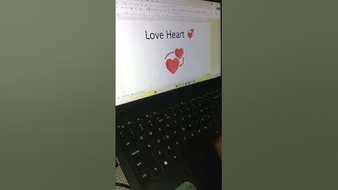 Love Heart ❤️ symbol in ms word Shortcut ✅ | ms word  #shorts #pc #tricks