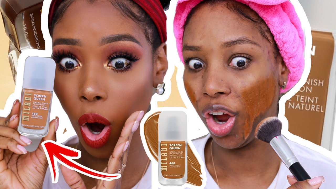 PROBANDO LA BASE MÁS LINDA DEL MUNDO! MILANI SCREEN QUEEN NATURAL FINISH FOUNDATION | Mary Pulido