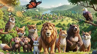 Forest Guardians Full Story 🌿 | 3D Animated Animal Adventure | From Danger to Harmony #cartoon 💖
