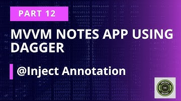 @Inject Annotation in Dagger2 | Notes App | MVVM Dagger Android Kotlin Tamil - Part 12