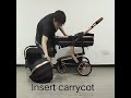 518C Baby Stroller 3 In 1 Luxury Baby Pram