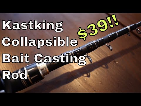 Kastking Blackhawk II - collapsible, portable bait casting rod