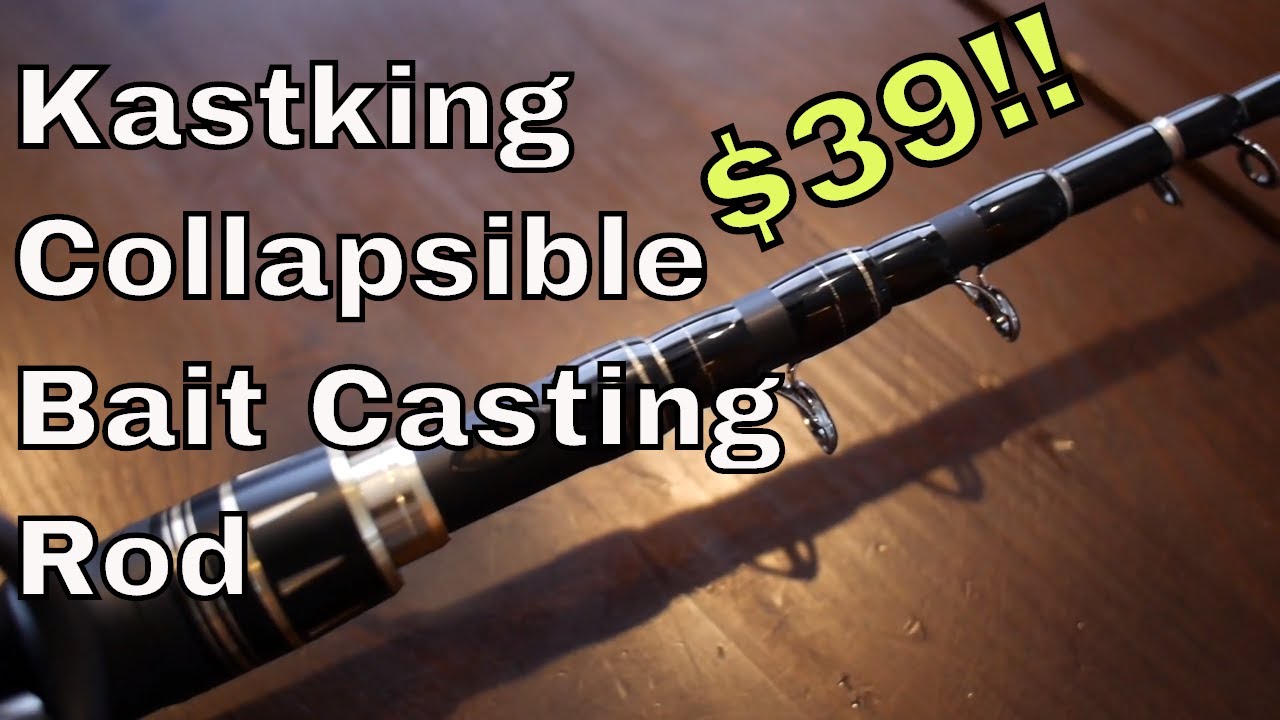 Kastking Blackhawk II - collapsible, portable bait casting rod 