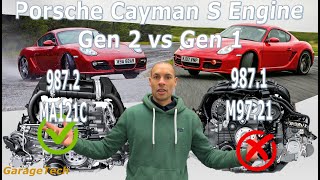 Porsche Cayman S Engine  Gen 1 987.1 M97 vs Gen 2 987.2 MA1 (9A1) Why is the Gen 2 so much better??