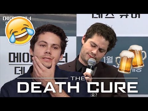 Dylan O'Brien being Drunk during Death Cure Press Tour (Maze Runner 3)