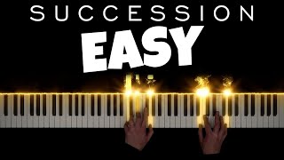 Succession Theme Song - Main Title (Easy Piano Version)
