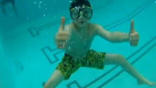 Boy Swimming Compilation