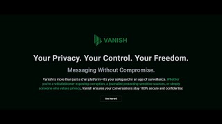 Vanish the ultimate chat app - surveillance loses screenshot 2