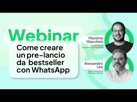 Come creare un pre-lancio da bestseller con WhatsApp