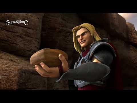 Superbook | Jesus is tempted by the devil in the wilderness