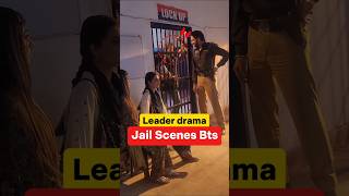 Leader drama Episode 14,15  mansoor jail scenes bts |Leader drama behind the Scenes #leader #shorts