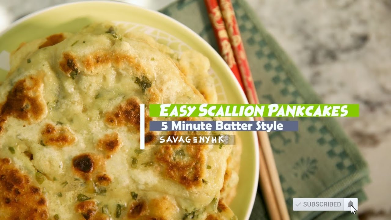 Howto Guide Easy 5Minute Chinese Scallion Pancake Batter Style