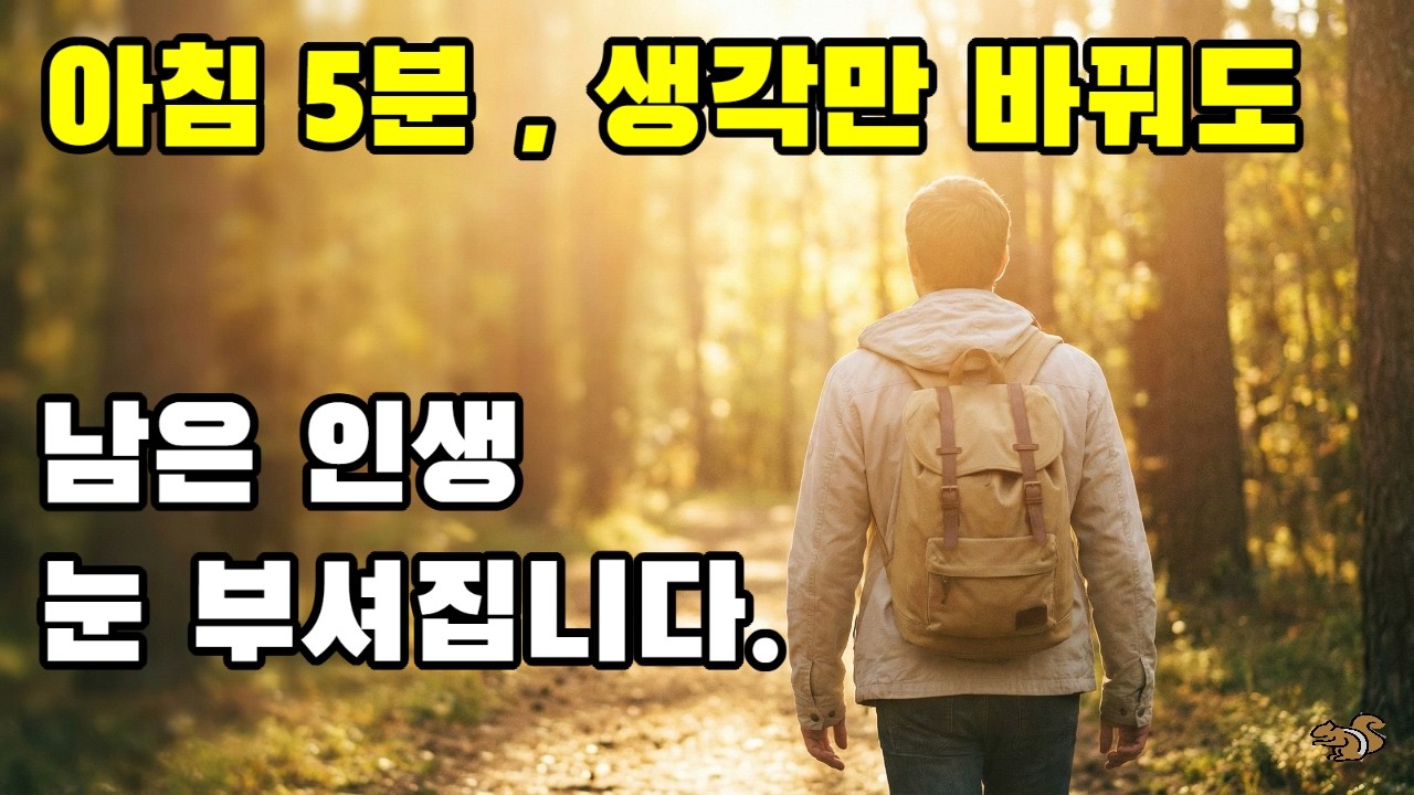 남은 인생을 눈부시게 바꿔줄 아침 5분의 기적 (마인드셋) #마인드셋 #아침습관 #동기부여 #아침명상 #힐링영상 #위로가되는글 #아침습관 #자존감수업 #행복해지는법 #인생명언