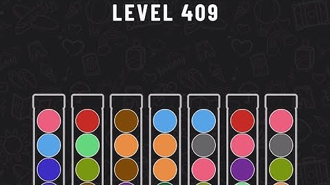 Ball Sort Puzzle Level 409 #ballsortpuzzle #ballsortpuzzlegameplay #puzzlegame #mobilegames