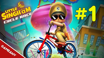 Little Singham Cycle Race Gameplay Full Screen Part 1 (Android) | Gameawy