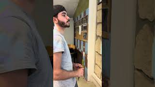 Un badigeon sur un enduit isolant Novaskin