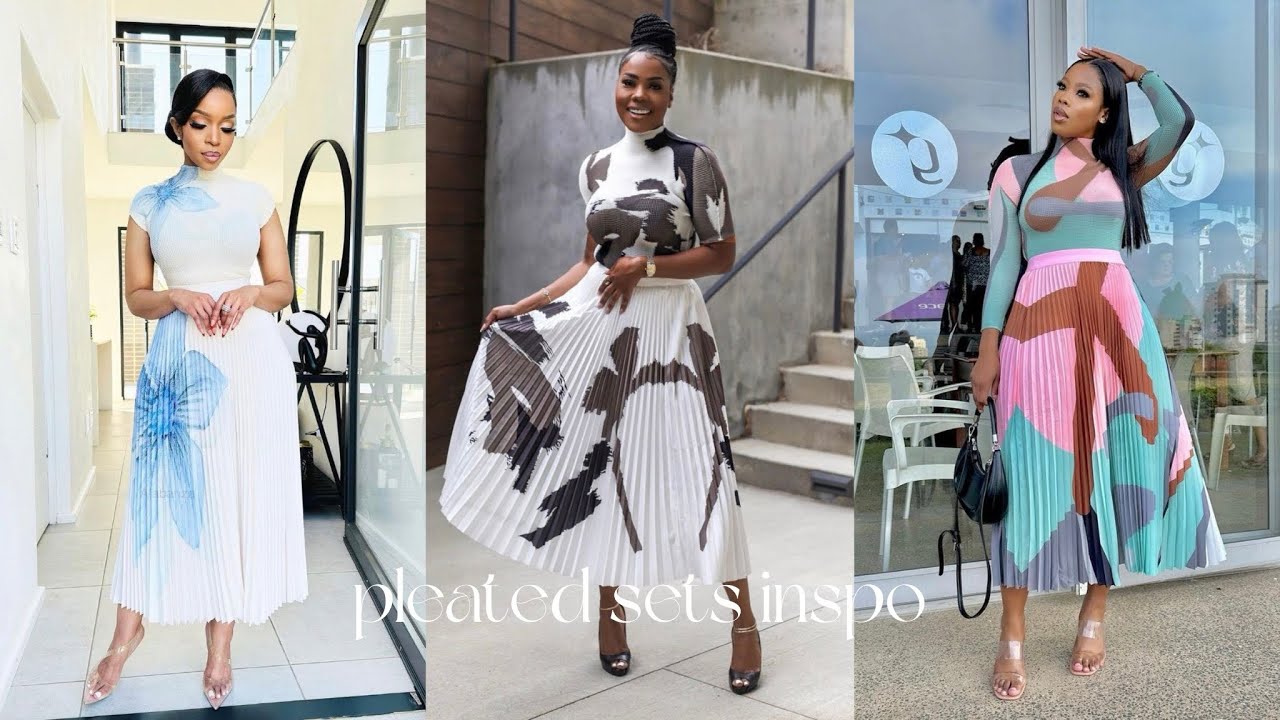 Pleated skirts Inspo - YouTube