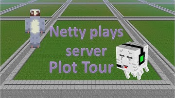 Minecraft Mondays - Netty plays sever - plot tour