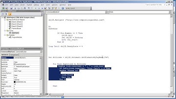 Web Scraper VBA Application1.14-How to read the values of Elements by Tag Name