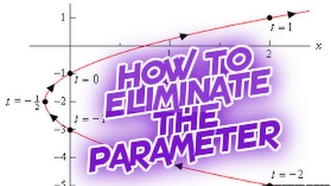 How to eliminate the parameter. Basic SIMPLE explanation