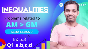 INEQUALITIES || Class 9 ADVANCE MATH lesson 5 || EX 5.3 Q1 a,b,c,d