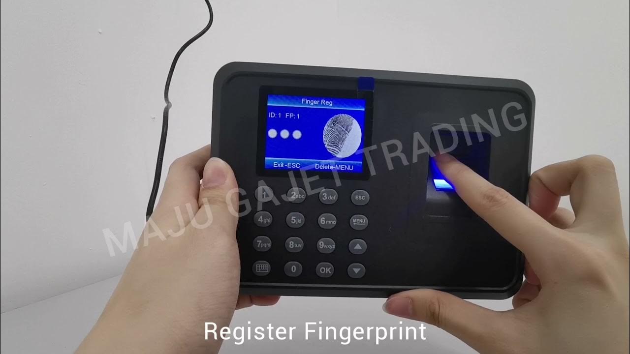 Biometric Fingerprint Time Attendance Recorder Setup Guide How To Use