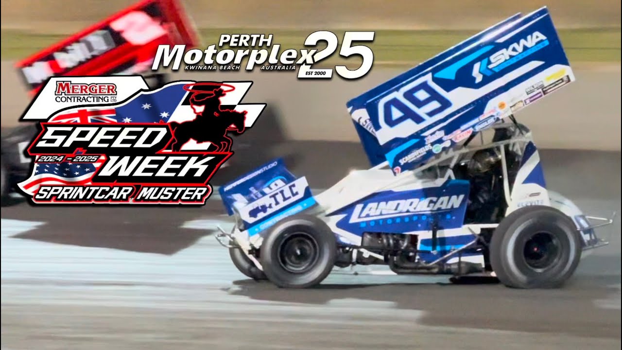 SWEET VICTORY - USA v WA Speedweek Perth Motorplex Merger Contracting Sprintcar Muster