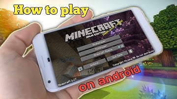 Playing Minecraft Java Edition on Android Phone