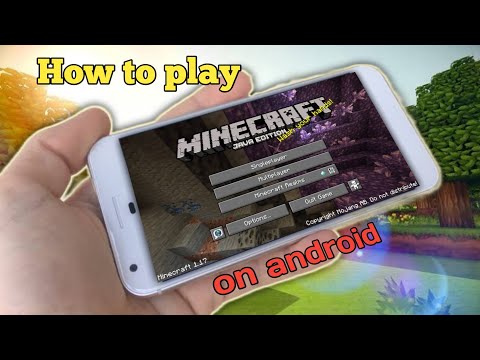 Playing Minecraft Java Edition on Android Phone