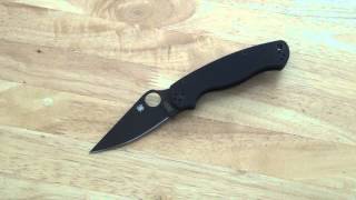 Lock Stick On Para-Military 2 & Spyderco Warranty Fail?