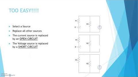 Superposition Theorem  - ENGG104