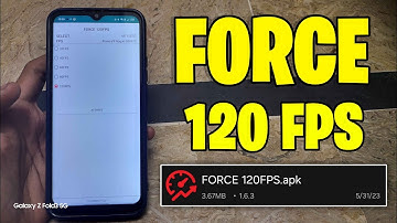 HOW TO FORCE 120FPS ANDROID ENABLE 12OFPS FIX LAG - NO ROOT