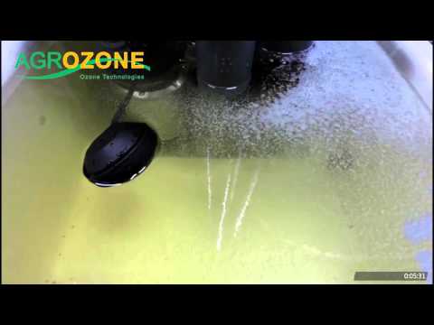 Waterzuivering met ozon, water purification with ozone - video from Agrozone