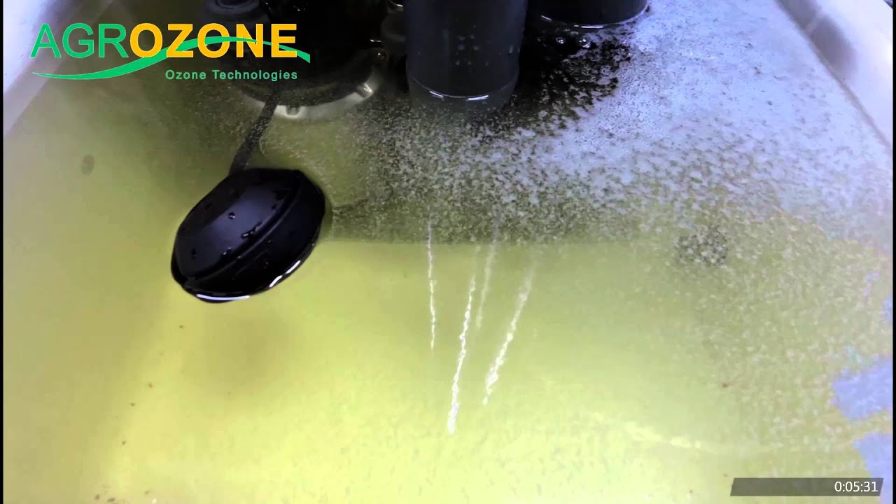 Waterzuivering met ozon, water purification with ozone YouTube