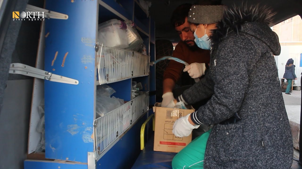 إداري في مشفى عين عيسى يتحدث عن حالات الجرحى نتيجة القصف التركي على البلدة ومحيطها - نورث برس